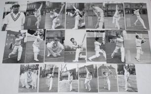 Pakistan tour to England 1962. A good selection of over one hundred original mono press photographs from the 1962 tour including match action from the Test series and the tour matches v Duke of Norfolk’s XI at Arundel, v Essex, v M.C.C., and v Worcestersh