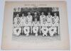 South Africa 1940s-1960s. Four large official team photographs, each laid to photographer’s mount with printed titles and players’ names to mount borders. Three are ‘South Africa versus England 1948-49’, ‘South Africa versus Australia 1949/50’, and ‘South - 3