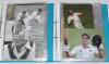 Australia Test signed photographs 1940s onwards. Two files containing a good selection of approx. one hundred and fifty original and copy photographs of Australia players, the majority modern colour photographs, some mono, with the odd magazine extract, e - 2