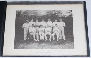 ‘Land & Water Supplement’ 1888-1892. Large black file comprising a very nice selection of thirteen original full page ‘photo-prints’ of teams of the period, the majority by Waterlow & Sons. Each image with title ‘Land & Water Supplement’ and date of issue