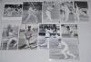 Test and County cricket 1970s-1980s. A good selection of forty five original mono press photographs of player portraits, match action, team photographs etc. Includes two signed photographs, one by Godfrey Evans holding a water ski in later years, the othe - 3