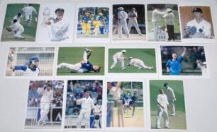 The Ashes. England tour to Australia 1998/99. An excellent selection of one hundred colour press photographs from the tour. Images depict Test, one day international and tour match action, net practice, press conferences etc. Players featured include Alex