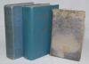 [The] History of Yorkshire County Cricket&rsquo;. Three volumes, &lsquo;1833-1903&rsquo; by R.S. Holmes, London 1904, &lsquo;1903-1923&rsquo; by A.W. Pullin (&lsquo;Old Ebor&rsquo;), Leeds 1924, &lsquo;1924-1949&rsquo; by J.M. Kilburn, Leeds 1950. All three bound in original blue cloth with Yorkshire club em