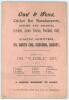 ‘The Surrey Eleven in 1895. A Descriptive Record of the Matches Played in that Season’. James L. McCance. Merritt & Hatcher, London 1896. 60pp Original pictorial paper wrappers. Minor wear to wrappers, pencil annotation to lower border of front wrapper, r - 2