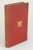 &lsquo;Fifty Years of Nottinghamshire Cricket 1838-1887, being Volumes 1 and 2 of Notts Cricket Scores and Biographies&rsquo;. Compiled by C.H. Richards. Printed by G. Richards of Nottingham 1890. Frontispiece carte de visite style original photograph of the &lsquo;Notting