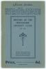 ‘Cricket in Perth 1827-1921’. History of the Perthshire Cricket Club. James Barlas, Perth, 1921. Original souvenir brochure stamped ‘Prize draw No. 4172’ to front cover. Original decorative paper wrappers. Padwick no. 3285. Light vertical fold, minor age