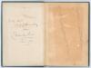 &lsquo;Norfolk County Cricket Club. Season 1905. Souvenir of a Record Season&rsquo;. Published by Jarrold & Sons, Norwich. Original blue cloth with gilt title and County emblem to front cover. Comprises records of all matches played in the Minor Counties Championship - 2