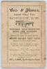 ‘The History of a Hundred Centuries’. W.G. Grace. Edited by W. Yardley. London 1895. Original pictorial paper wrappers. Some rusting to staples, some splitting and small loss to spine and soiling to wrappers, otherwise in good condition. Sold with two mon - 2