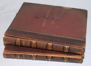 William Gilbert Grace. Two volumes of ‘Men and Women of the Day’, each containing a set of impressive large ‘Woodburytype’ mono photographs of actors, authors and other celebrities of the day with accompanying biographies by Barraud of London, 1888. Inclu