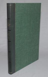 ‘The Noblest Game’. John Arlott and Neville Cardus. First edition, London 1969. Signed ‘Special Edition’ limited to one hundred copies, this being no. 75, signed by Cardus and Arlott to limitation page. Original green cloth and leather spine with raised b