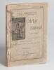 &lsquo;The American Cricket Annual for 1890. First year of publication. Compiled and edited by Jerome Flannery, New York 1890. Original pictorial wrappers. Padwick 4045. Some wear and staining to wrappers and spine, some loss to wrapper edges, internally good/v