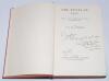 ‘The Tests of 1930. The 17th Australian Team in England’. P.G.H. Fender. First edition, London 1930. Original publisher’s red cloth, gilt title to spine, top page edges green. Signed with dedication in black ink to title page, ‘To “George” [Duckworth?] wi - 2