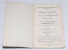 ‘The Cricketer’s Companion; containing the scores of the principal matches of cricket, played at Lord’s and other grounds in the Season 1843’. William Denison. Published by W. Clement, Junior, of The Strand 1847. ‘Second edition [issue]’. 16mo. 62pp. Orig - 3