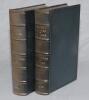 ‘Great Batsmen. Their Methods at a Glance’ and ‘Great Bowlers and Fielders. Their Methods at a Glance’. G.W. Beldam and C.B. Fry. London 1905 & 1906. 1st editions. Both volumes handsomely rebound in black leather, raised bands and gilt titles to spines, g