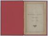 ‘Bradfield v. Radley Cricket, 1853-1898’. Compiled by T. Steele. Printed by Edward J. Blackwell, Reading. First edition c.1899. Original paper wrappers. 46pp. Tipped in to modern maroon boards, gilt title to spine. Comprises numbered listing of thirty six