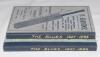 ‘The Blues and Their Battles with scores of all Cricket Matches played between the Universities’. Volume I 1829-1892 and Volume II 1829-1893. Edited by J.N. Pentelow. 98pp and 100pp respectively. Each volume rebound with original stiffened wrappers retain - 3