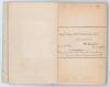 &lsquo;Scores of the Oxford & Cambridge Cricket Matches 1827-1887&rsquo;. Henry Perkins. J.S. Virtue & Co. Ltd of London. 1887. 1st edition. Original pictorial boards with tape repair to replacement spine. Also a sixth edition published by Hutchinson, London 1906, wi - 5