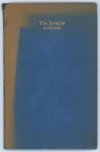 ‘The Invalids. A Chronicle’. J.C. Squire. Privately printed 1923. Original blue boards with gilt title to front. 35pp followed by 8pp of photographic illustrations of teams and players. Limited to 125 copies, this is a presentation copy with dedication in