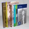 Signed cricket histories and biographies. A good selection of titles, each signed by the author, the majority with additional annotated dedication and/ or letters to the collector, Roger Mann, who assisted with research. Includes three hardback, ‘100 Grea - 2