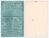 Cambridge University C.C. 1887 & 1890. Two early original scorecards for matches played at Fenner’s Ground, Cambridge, both with complete printed scores. The first for the ‘Seniors’ Match. Mr. [C.D.] Buxton’s Side v. Mr. [F.] Marchant’s Side’, dated 7th M - 2