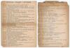 London County C.C. 1904. Two original scorecards for London County matches played at Crystal Palace. Matches are v. Guy’s Hospital, dated 18th June 1904 with W.L. Murdoch playing for London County. Small loss to two corners, horizontal fold with tape repa - 2