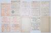 Kent C.C.C. 1908-1914. Fifteen original pre WWI scorecards for Kent matches comprising ten &lsquo;home&rsquo; County matches and five others, all with incomplete and/ or handwritten scores. Home matches are v. Yorkshire, Dover 1908, v. Surrey, Blackheath 1908, v. Glo - 2