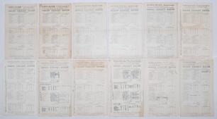 Scarborough Cricket Festival 1919-1938. Twenty nine original scorecards from matches played at Scarborough, the majority for the annual Festival, also County Championship matches. Teams featured include Yorkshire, M.C.C., Gentlemen v. Players, touring tea