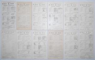 Middlesex C.C.C. 1930-1939. Forty seven original scorecards for Middlesex County Championship matches played at Lord’s with one exception. The majority with incomplete and/ or handwritten scores. Matches are v Leicestershire 1930, 1931, v Derbyshire 1930,