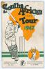 ‘South African Cricket Tour 1947’. Official souvenir brochure for the South African tour of England. Edited by A.W. Simpson. Pictorial covers. Fully signed in blue ink to inside pen pictures by all seventeen playing members of the South African touring pa