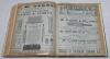 &lsquo;Cricket: A Weekly Record of the Game&rsquo;. Volume VIII nos. 200-229 (24th January to 27th December 1889). Illustrated. Bound in original publisher&rsquo;s green cloth with replacement spine and endpapers, gilt title to front. Complete with, unusually, original fro - 3
