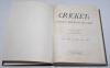 ‘Cricket: A Weekly Record of the Game’. Volume X nos. 260-289 (27th January to 31st December 1891). Illustrated. Bound in original publisher’s green cloth, gilt title to front and spine. Complete with title and contents pages to front. Lacking the five sc - 2