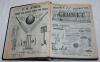 ‘Cricket: A Weekly Record of the Game’. Volume XVIII nos. 500-529 (26th January to 21st December 1899). Illustrated. Complete run of issues loosely inserted in later green binder. Lacking the poster supplement for 13th April. Title and contents pages incl - 2