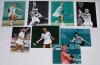 International ladies tennis players 1990s. Twenty two original press photographs of players in match action, mainly colour with the odd mono. Players include Camille Benjamin, Martina Navratilova, Lorna Woodfroffe, Rennae Stubbs, Helena Sukova, Yayuk Basu - 2