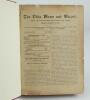 Aston Villa F.C. ‘The Villa News and Record’ Season 1913-1914. Edited by Harry H. Doe. No 289. Volume VIII. A fairly recently bound volume of Aston Villa home match programmes for the 1913-14 season in claret/blue half leather with titles in gilt to spine