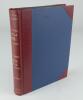 Aston Villa F.C. ‘The Villa News and Record’ Season 1913-1914. Edited by Harry H. Doe. No 289. Volume VIII. A fairly recently bound volume of Aston Villa home match programmes for the 1913-14 season in claret/blue half leather with titles in gilt to spine - 3