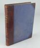 Aston Villa F.C. ‘The Villa News and Record’ Season 1920-1921. Edited by Harry H. Doe. No 407. Volume XI. A bound volume of Aston Villa home match programmes for the 1920-21 season in red/mauve (claret/blue) half leather with titles in gilt to spine, all - 2