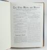 Aston Villa F.C. ‘The Villa News and Record’ Season 1921-1922. Edited by Harry H. Doe. No 448. Volume XII. A bound volume of Aston Villa home match programmes for the 1921-22 season in red/mauve (claret/blue) half leather with titles in gilt to spine, all