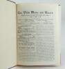 Aston Villa F.C. ‘The Villa News and Record’ Season 1922-1923. Edited by Harry H. Doe. No 494. Volume XIII. A bound volume of Aston Villa home match programmes for the 1922-23 season in red/mauve (claret/blue) half leather with titles in gilt to spine, al