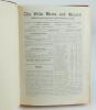 Aston Villa F.C. ‘The Villa News and Record’ Season 1923-1924. No 537. Volume XIV. A bound volume of Aston Villa home match programmes for the 1923-24 season in red/mauve (claret/blue) half leather with titles in gilt to spine, all programmes lacking orig