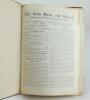 Aston Villa F.C. ‘The Villa News and Record’ Season 1924-1925. No 584. Volume XV. A bound volume of Aston Villa home match programmes for the 1924-25 season in red/mauve (claret/blue) half leather with titles in gilt to spine, all programmes lacking origi