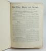 Aston Villa F.C. ‘The Villa News and Record’ Season 1926-1927. No 668. Volume XVII. A bound volume of Aston Villa home match programmes for the 1926-27 season in red/brown/mauve (claret/blue) half leather with titles in gilt to spine, all programmes lacki