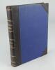 Aston Villa F.C. ‘The Villa News and Record’ Season 1930-1931. No 835. Volume XXI. A bound volume of Aston Villa home match programmes for the 1930-31 season in dark brown/mauve (claret/blue) half leather with titles in gilt to spine, all programmes lacki - 3