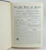 Aston Villa F.C. ‘The Villa News and Record’ Season 1935-1936. No 1040. Volume XXVI. A bound volume of Aston Villa home match programmes for the 1935-36 season in dark brown/blue (claret/blue) half leather with titles in gilt to spine, all programmes lack