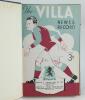 Aston Villa F.C. ‘The Villa News and Record’ Season 1948-49 season. A bound volume of Aston Villa match programmes for the season 1948-49, The Villa News and Record commencing vol. 6 no.1 Aston Villa v Liverpool 21st August 1948 to vol. 6 no.40, these pro