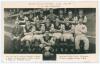 ‘Aston Villa Football Club 1956-57 F.A. Cup Finalists’. Original mono real photograph postcard of the Aston Villa team seated and standing in rows, printed title and players’ names to margins. Faded stamp to verso appears to be for A. Wilkes, West Bromwic