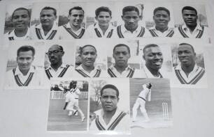 West Indies tour to England 1963. An extensive and excellent selection of over one hundred and fifty original mono press photographs including some copies and restrikes from the 1963 tour. Images include match action from the Test series and the tour matc