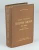 Wisden Cricketers’ Almanack 1908. 45th edition. Original hardback. Some minor wear and bumping to board extremities, some bumping to corners, odd minor marks to boards, some wear and fading to gilt titles on the spine paper, slight bump to first yellow en