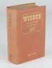 Wisden Cricketers’ Almanack 1947. Original hardback. Some dulling to the gilt titles on the spine paper, some breaking to the front internal hinge otherwise in good+ condition with gilt titles to the front board exceptional