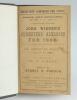 Wisden Cricketers’ Almanack 1896. 33rd edition. Bound in dark brown boards, with original paper wrappers, with title and date in gilt to spine, beautifully marbled page block edge. Minor soiling to wrappers otherwise in very good