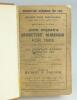 Wisden Cricketers’ Almanack 1908 and 1909. 45th & 46th editions. Both bound in brown boards, with original paper wrappers, title and date in gilt to spine. The 1908 with poor, damaged wrappers with tape repairs, the 1909 with soiled and darkened wrappers - 3